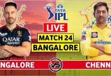 Royal Challengers Bengaluru vs Chennai Super Kings Match Scorecard